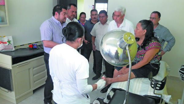 Los avances que se han
tenido con el tratamiento
se presentaron en el Centro de Salud
de El Espinal, Oaxaca. Foto: José Luis López