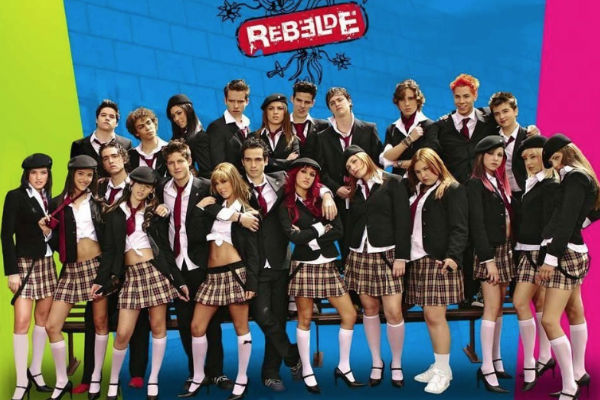 La Telenovela Rebelde estuvo al aire durante dos años, con tres temporadas