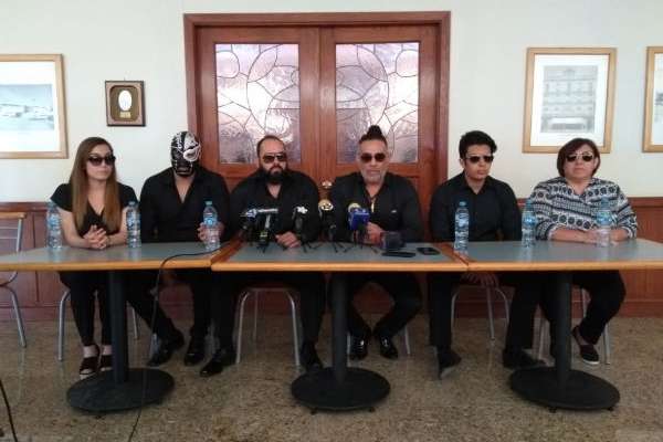 En la conferencia estuvieron reunidos los familiares del enmascarado. FOTO: ESPECIAL