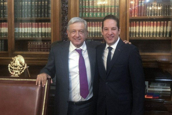 AMLO y Francisco Domínguez