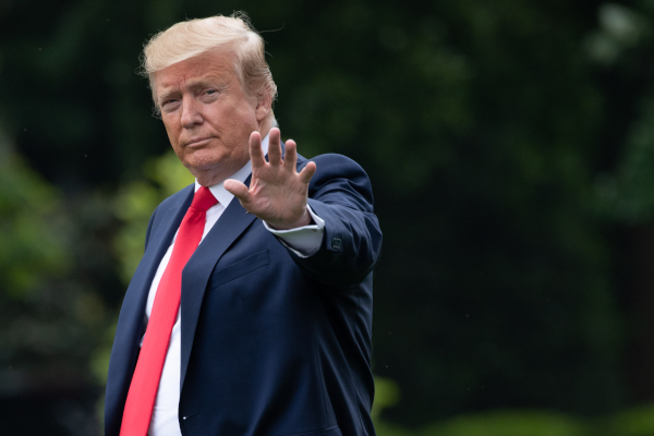 Trump culpó a los demócratas de tener leyes migratorias rotas y defectuosas. Foto: Archivo | AFP
