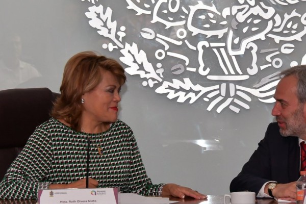 Ruth Olvera destacó que desde el primero de enero se trabaja en el programa con medidas preventivas. Foto: Twitter