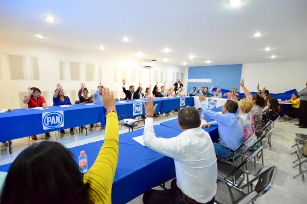 El CDE del PAN en el Edomex aprobó en forma unánime la convocatoria. Foto: Especial