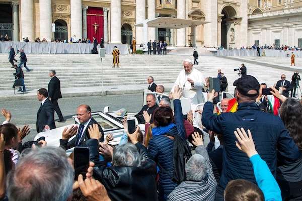 El Papa Francisco dijo que todas las oraciones de Jesús en la Biblia toman como referencia el Padre Nuestro. Foto: Pablo Esparza.