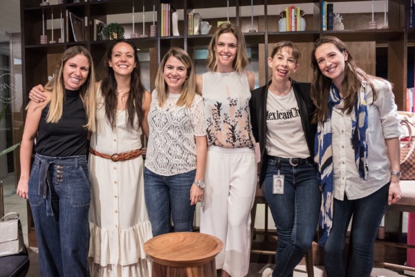 Karla Bermann, Angélica Huacuja, Ana Rico fueron algunas de las invitadas. Foto: Cortesía