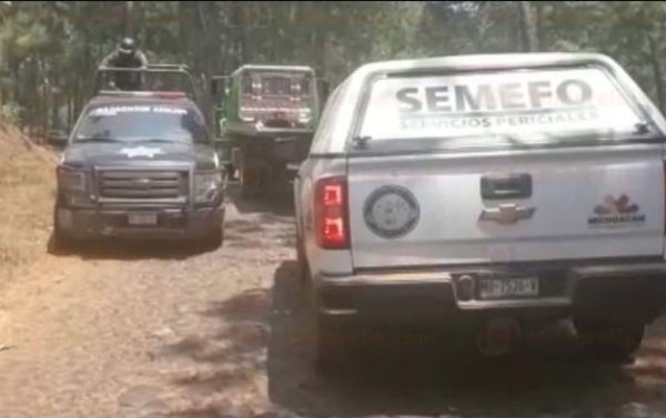 Este enfrentamiento se registra a escasas horas de otro registrado ayer en pleno centro de la cabecera municipal de Chilchota. FOTO: ESPECIAL