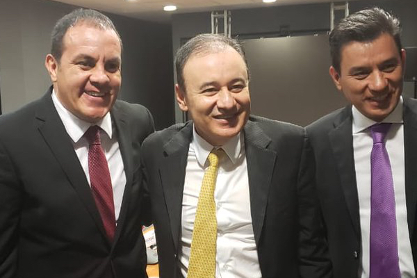 Cuauhtémoc Blanco y Alfonso Durazo