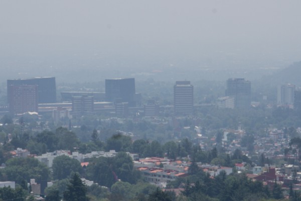 El Simat destacó que Cuajimal predomina con 117 puntos de partículas PM10. Foto: Cuartoscuro