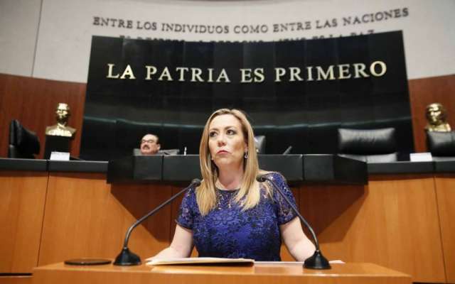 La legisladora lamentó que el grupo parlamentario de Morena no considerara de urgente y obvia resolución el punto de acuerdo presentado ayer por la oposición. Foto: Cuartoscuro