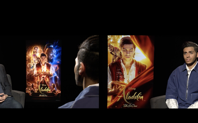 ¿Cómo se grabó Aladdin? sus protagonistas nos cuentan su experiencia