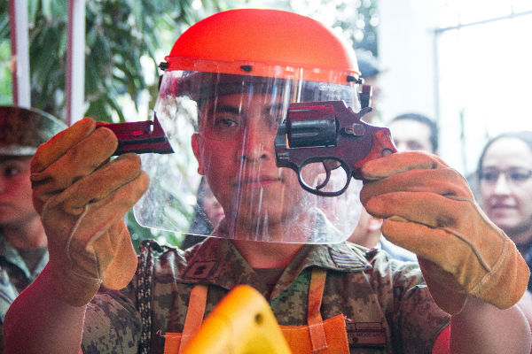 Como parte del programa “Sí al desarme, sí a la paz” en la Ciudad de México, Iztapalapa recibió el mayor número de armas explosivas