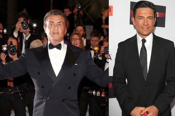 Fernando Colunga con Sylvester Stallone. Foto: Especial.