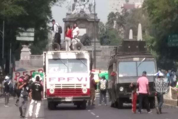 Manifestación afecta Reforma
