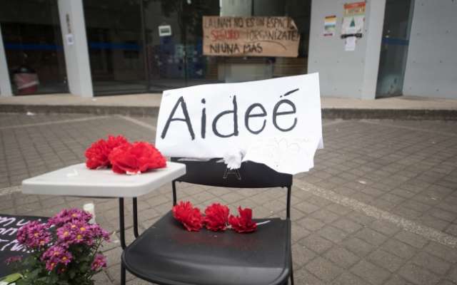Silla de la estudiante Aideé Mendoza