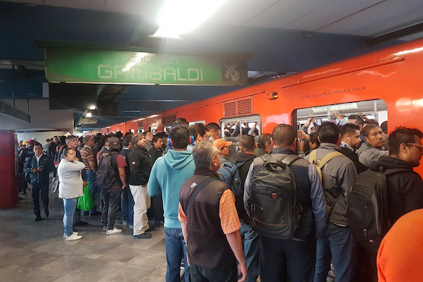 Usuarios del Metro