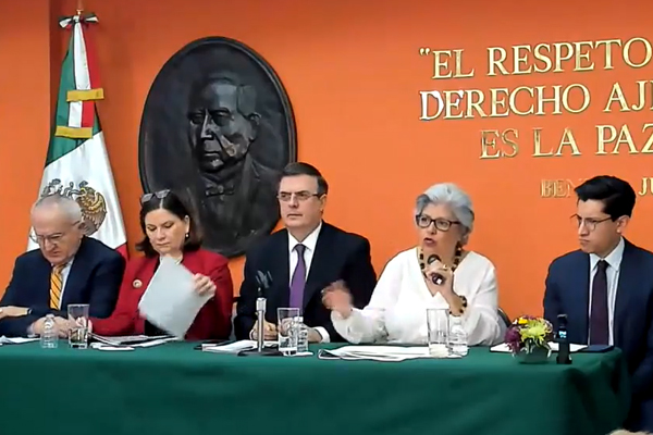 El canciller se reunirá este miércoles con autoridades de Estados Unidos. FOTO: CUARTOSCURO