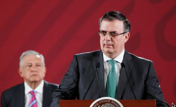 El canciller mexicano calculó que hay un 80 % de posibilidades de que haya