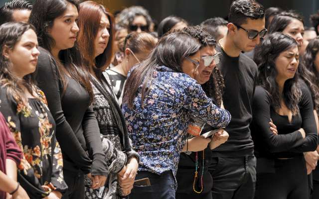 Amigos,
familiares y
compañeros
recordaron
emotivamente al joven
de 22 años,
estudiante de
Mercadotecnia
Internacional.FOTO:CUARTOSCURO
