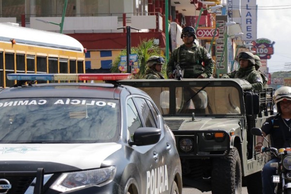 Guardia Nacional patrulla frontera sur México