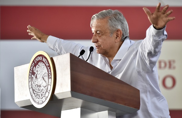 Andrés Manuel López Obrador encabezó el acto “Programas Integrales de Bienestar” y “Zona Libre de la Frontera Norte”. Foto: Cuartoscuro