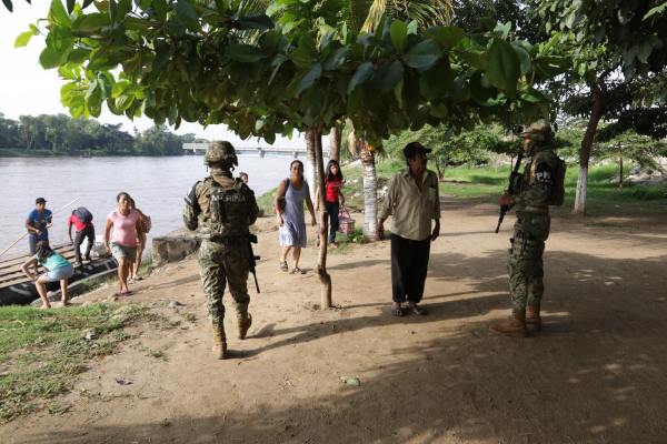 La presencia militar se encuentra en tres municipios de Chiapas. Foto: Marco Polo