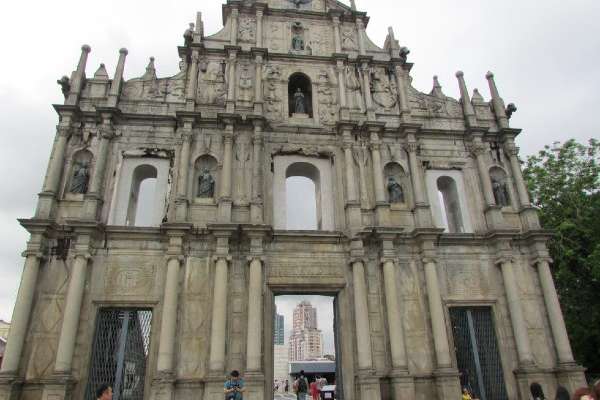 Ruinas de San Pablo de Macao no pertenecen a una catedral sino a la antigua iglesia Madre de Dios. Fotos: Lizeth Gómez