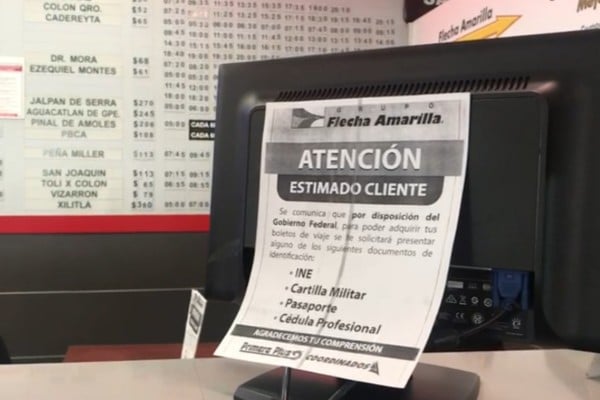 identificacion en terminal de autobuses queretaro