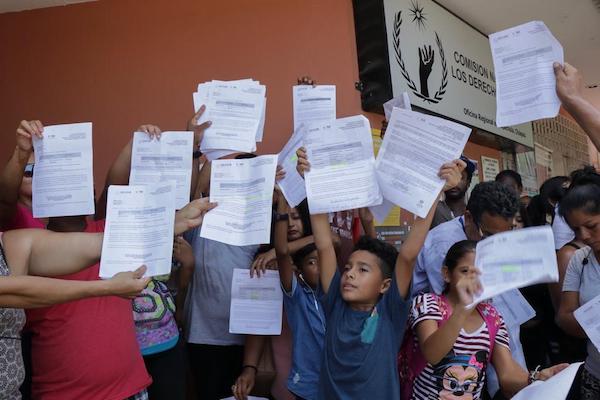 Protesta-migrantes-CNDH-Chiapas