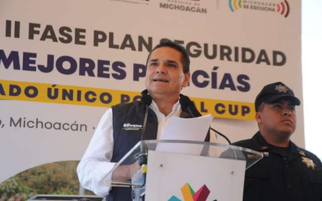 Aureoles aseguró que se tiene detectado el tránsito de delincuentes provenientes del Estado de México, por lo que dijo que no se bajará la guardia para brindar seguridad en todas las regiones. Foto: Especial