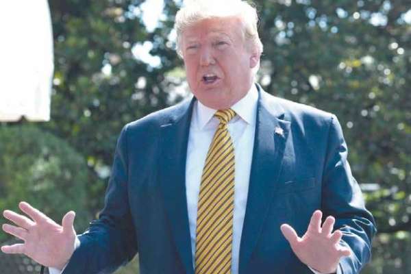 Donald Trump dijo ayer que
hay familias con orden de
deportación que se niegan
a abandonar el país. Foto: AP