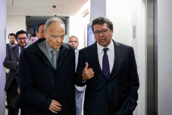 La reunión ocurrió esta mañana, con carácter privado, y se realizó a solicitud del fiscal. Foto: @RicardoMonrealA