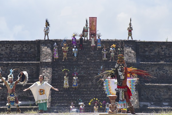 Tanto en los Juegos Panamericanos como Centrocaribeños,
el encendido de la flama se realizaba en el Cerro de la Estrella;
a partir de la década de los 90 se desarrolla en Teotihuacán. Foto: DANIEL OJEDA