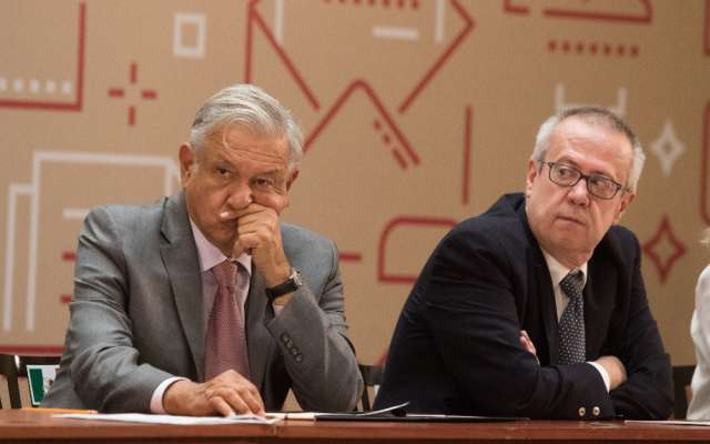Andrés Manuel López Obrador durante una conferencia de prensa.
FOTO: MOISÉS PABLO /CUARTOSCURO.COM