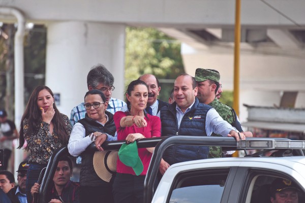 Acompañaron a Sheinbaum, Rosa Icela Rodríguez y Julio César Moreno. Foto: Daniel Ojeda