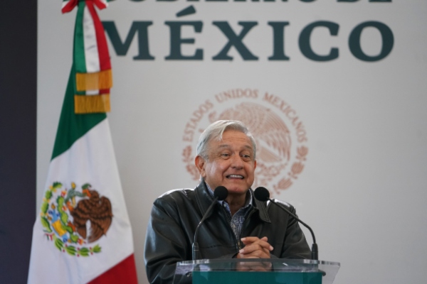 AMLO reta a delincuentes. Foto: Cuartoscuro