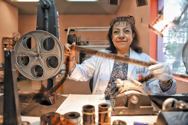 Dejó la pedagogía por el cine. Foto: Víctor Gahbler.
