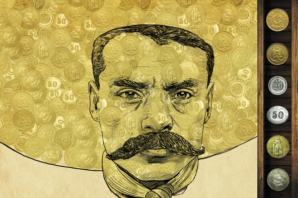 Las monedas fueron declaradas ilegales por un decreto de 1916. Ilustración: Allan G. Ramírez.