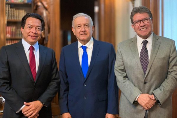 AMLO Morena Ricardo Monreal Mario Delgado