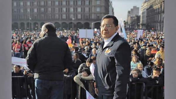 l EL ZAR. Miguel Ángel Vásquez tiene un vínculo directo con el sindicato que controla a 110 mil trabajadores. Foto: Especial.