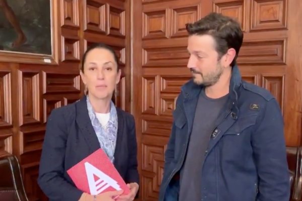Claudia Sheinbaum Diego Luna