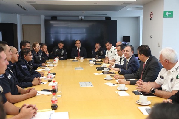 Los acuerdos ya habían sido firmados por el subsecretario de seguridad pública Ricardo Mejía el 8 y 11 de julio. Foto: Especial