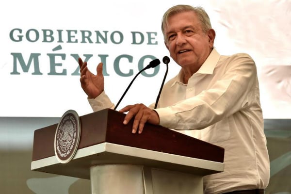 El Presidente de México encabezó un evento en el estado de San Luis Potosí. Foto: Especial.