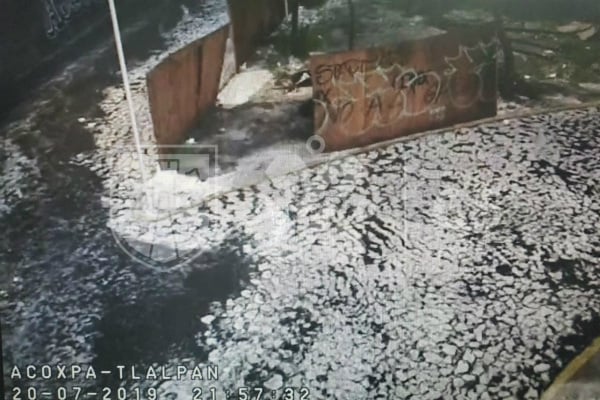 Granizo en tlalpan. Foto: especial