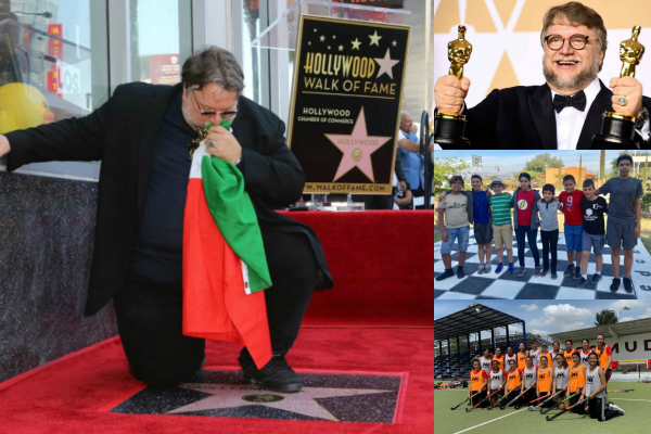 El 25 de mayo, el cineasta decidió apoyar al equipo de Olimpiadas de Matemáticas de la Ciudad de México. Foto: Especial