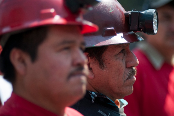 FOTO ILUSTRATIVA Integrantes del Sindicato Nacional de Trabajadores Mineros Metalúrgicos Siderúrgicos
FOTO: DIEGO SIMÓN SÁNCHEZ /CUARTOSCURO.COM