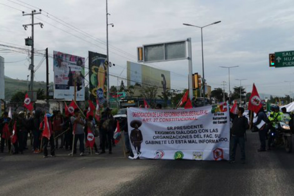 Pidió a la ciudadanía “resistir” como lo hizo con los bloqueos en desabasto de combustible, pues está combatiendo la corrupción. Foto: Especial.