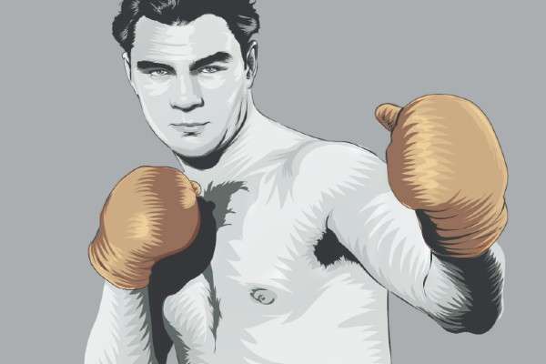 Max Schmeling campeón de los pesados. Ilustración: Allan G. Ramírez