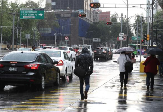 Lluvia en la CDMX y más estados de la República. Foto: Especial.