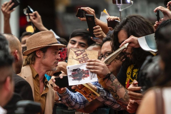 Brad Pitt promociona nueva película