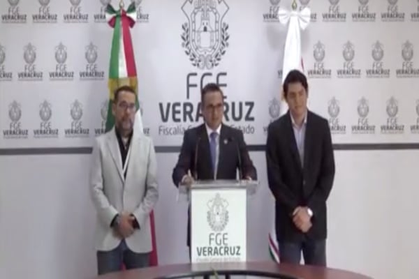 La Fiscalía General de Veracruz informó que investigan a policías municipales de Actopan para conocer si existe algún nexo con el asesinato del periodista Jorge Celestino Ruiz. Foto: Twitter